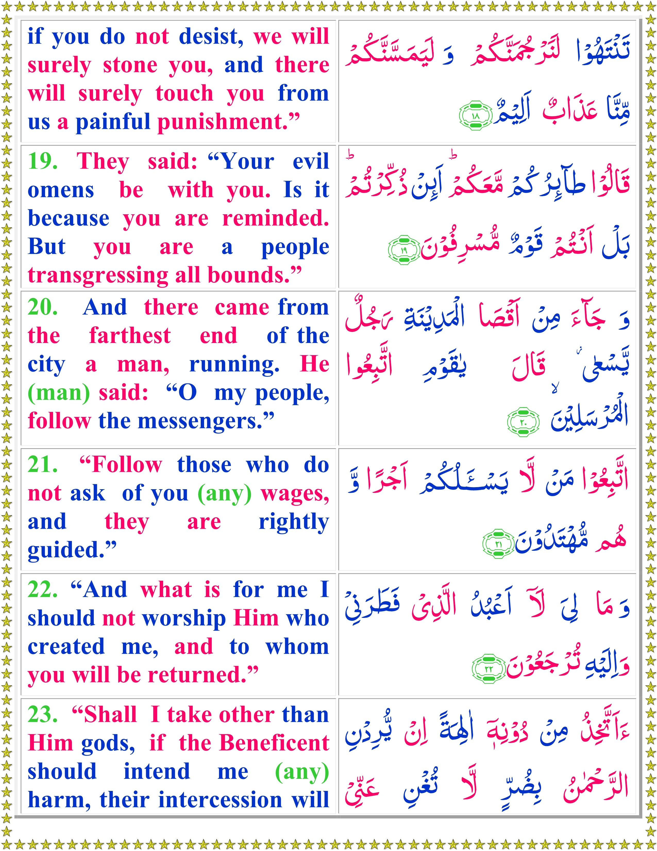 Surah Yaseen In English IMAGESEE