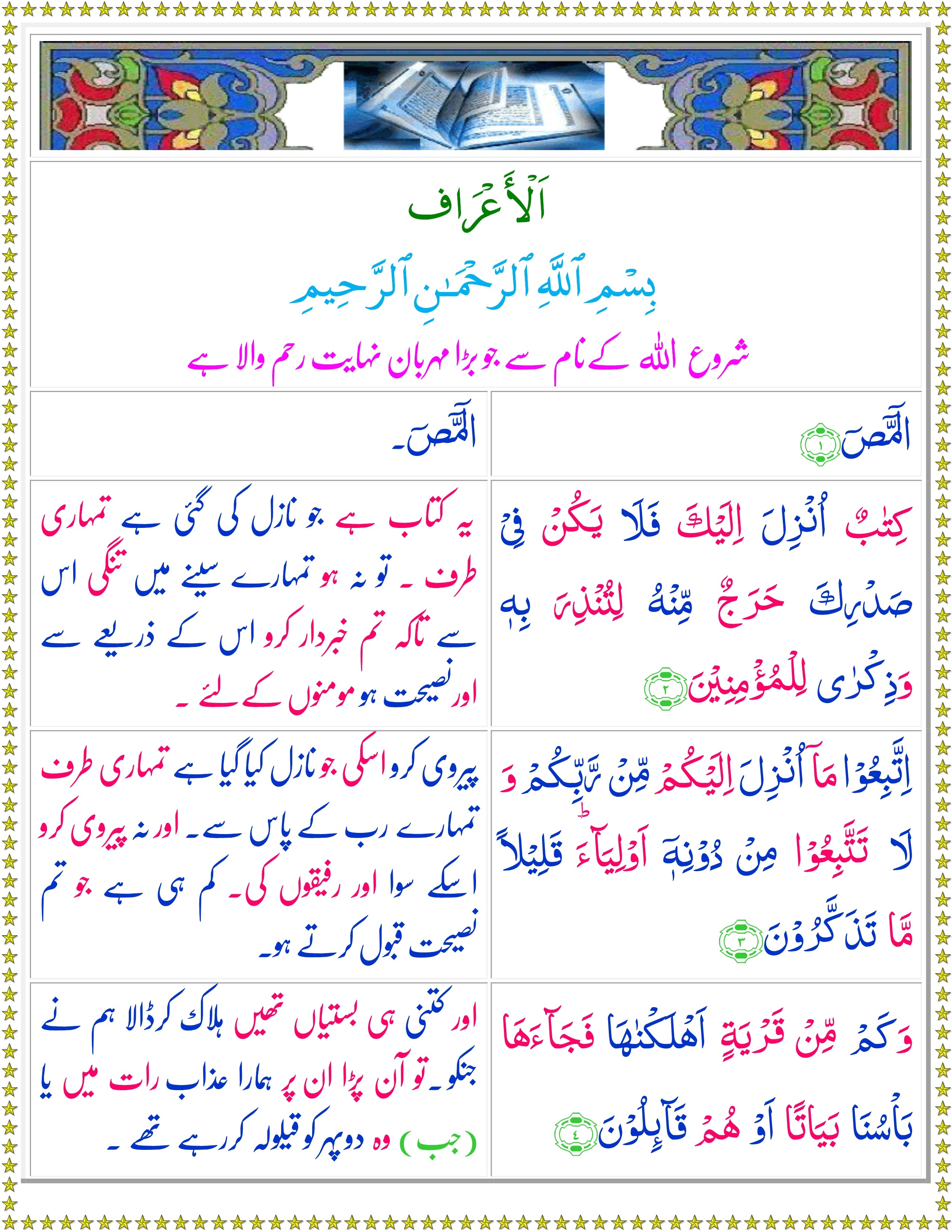 free download quran majeed with urdu translation
